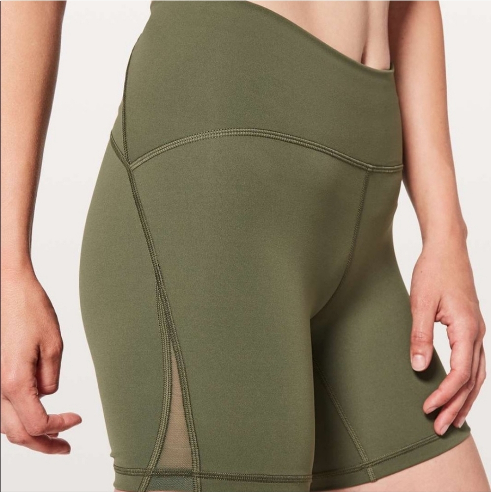 Lululemon Train Times Short In Sage Size 4 - Picture 2 of 10